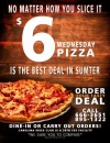 Carolina Skies Club Pizza Deal